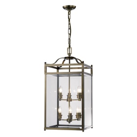 Aston Antique Brass Ceiling Lights Diyas Lantern Ranges
